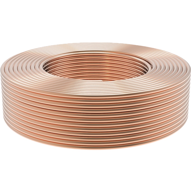 Aibik 电线电缆 BV4平方 国标家用 4平方线2盘（红、蓝）