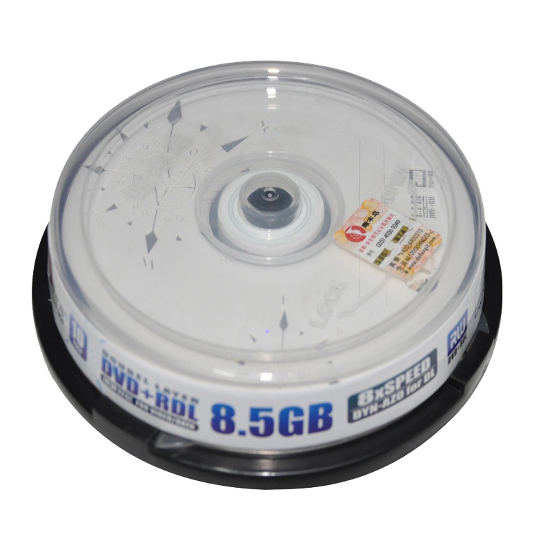 得力 8.5G光盘DVD+R刻录盘DL刻录光盘大容量光碟片8.5G空白光盘 空白碟片 10张/ 盒