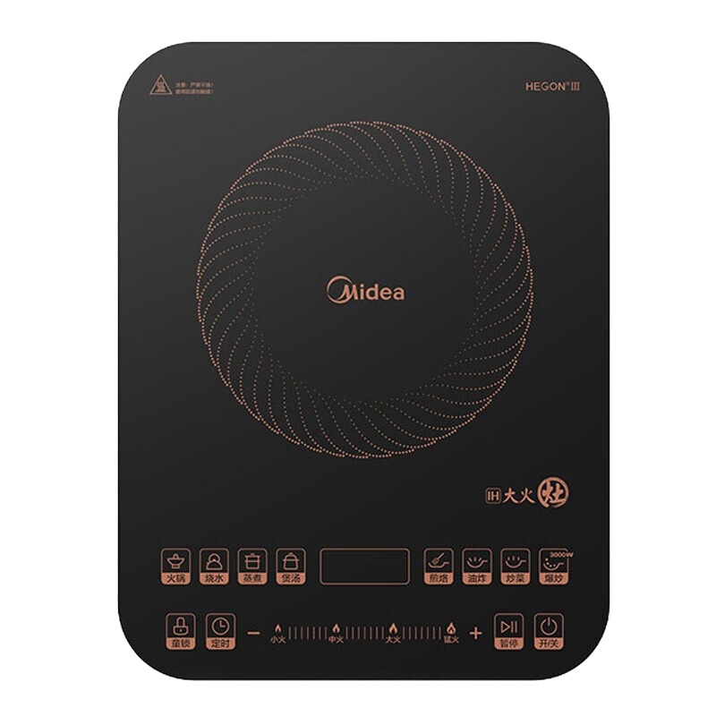 美的3000W家用炒菜电磁炉灶C30-IH3002