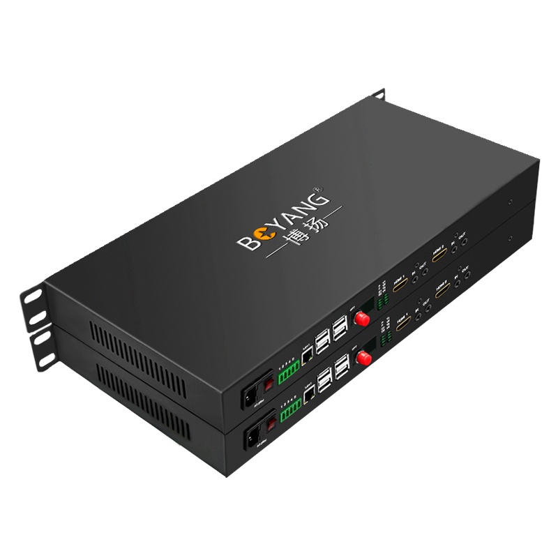 博扬(BOYANG)BY-HhAaFE 非压缩全高清HDMI视频光端机 1路双向HDMI+1路双向音频+1路网络