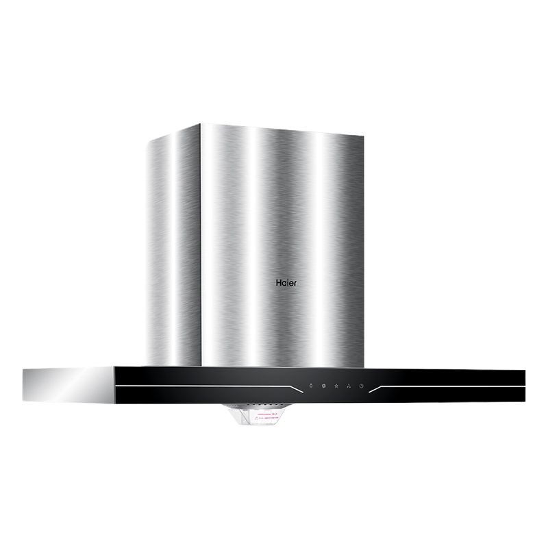 海尔(Haier) T1911 触摸按键吸油烟机 抽油烟机侧吸大吸力烟灶厨 顶吸19立方