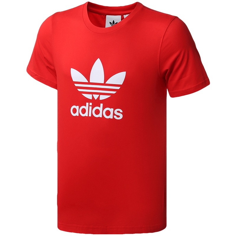 【自营】adidas阿迪达斯三叶草男装LOGO款新款运动服休闲短袖T恤FM3791