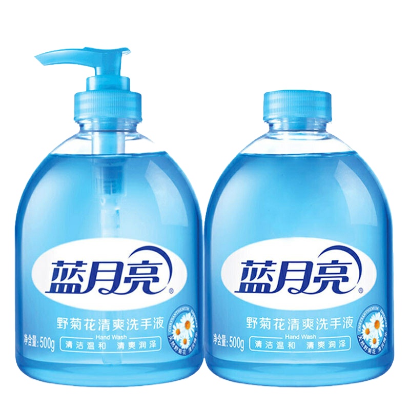 蓝月亮 500g野菊花瓶+野补 洗手液 2件装 (单位:件)