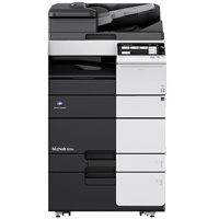 柯尼卡美能达(KONICA MINOLTA)458e A3黑白复合机(双面同步输稿+双纸盒+内置装订+工作台)