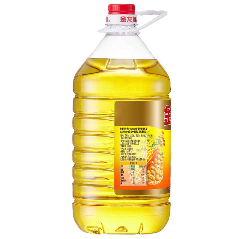 金龙鱼花生浓香食用调和油5L 桶装