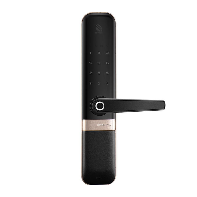 必达智能锁 一握开新品I7指纹锁家用防盗门电子门锁全自动密码锁