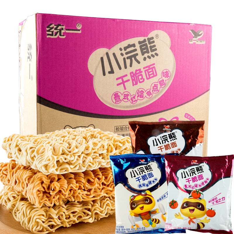 统一 小浣熊干脆面方便面混口味46g*30包