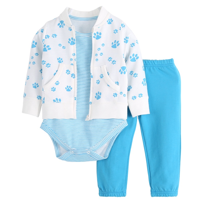 南极人婴儿连体衣新生儿秋冬哈衣宝宝爬服套装