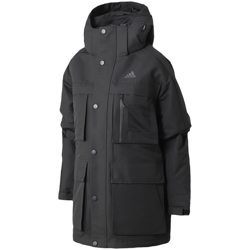 阿迪达斯男服羽绒服工装保暖外套夹克休闲运动服GP2916