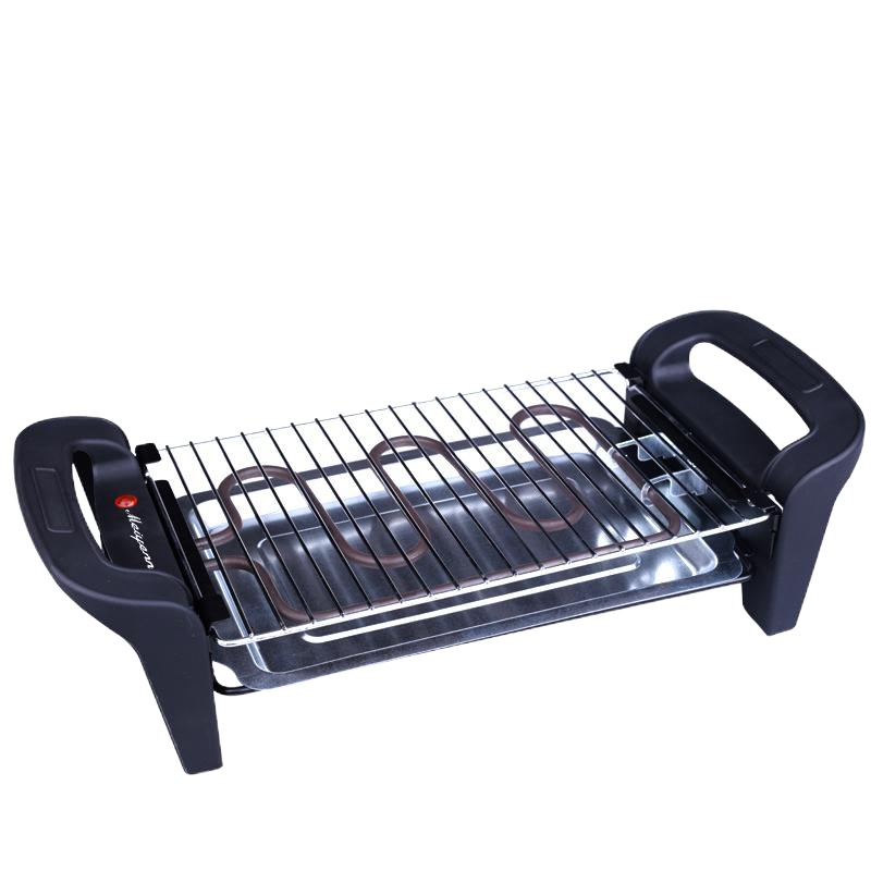 电烤炉 纳丽雅家用电烧烤架烤肉烤鱼非木炭烧烤炉迷你简易懒人室内烤炉 JBQ-01A