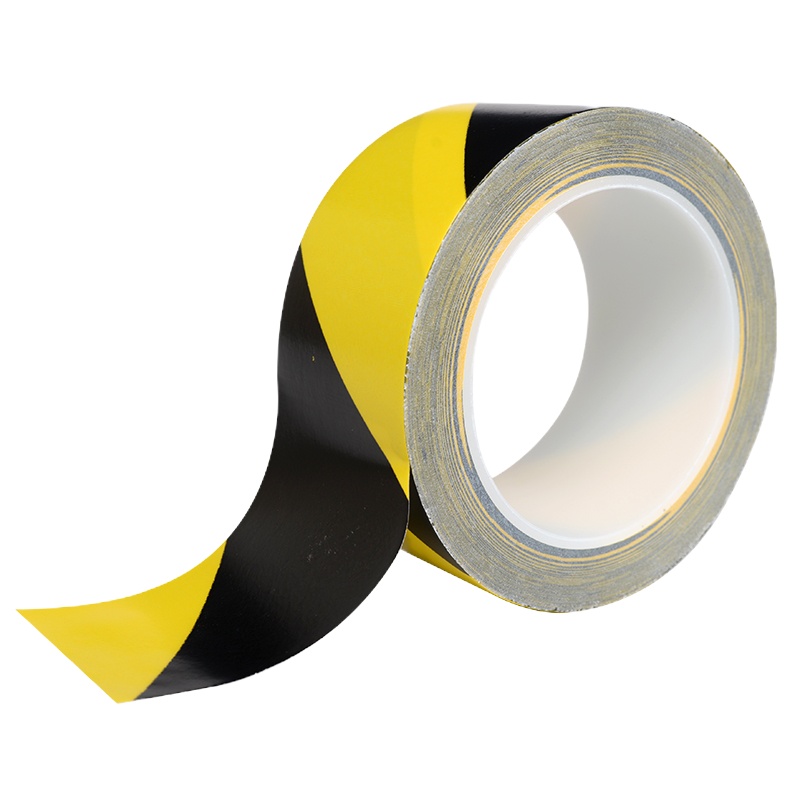 3M J66 PVC 黑黄标识胶带 划线标识警示5s管理 地板车间工厂 耐磨防水无残胶不易掉色[黑黄50mm*33m]