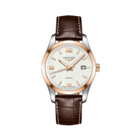 LONGINES/浪琴康铂系列自动机械皮带男士手表 L2.785.5.76.3