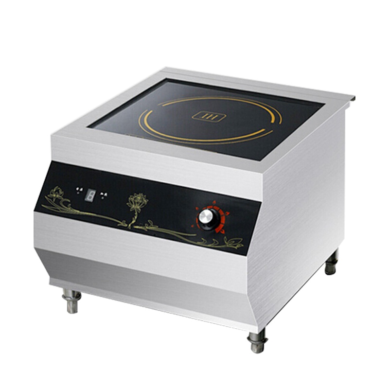 乐创(lecon)电磁炉商用多头大功率3500W5000W双头组合电磁炉商用台式凹面多眼煲仔炉 8000W平面