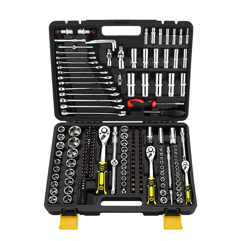 汽车维修46件53件套装工具阿斯卡利汽修套装套筒棘轮五金组合工具