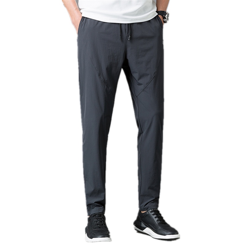 庄吉 2019新款男士青年韩版修身小脚裤哈伦裤男薄款运动长裤休闲裤JU-YC-9137