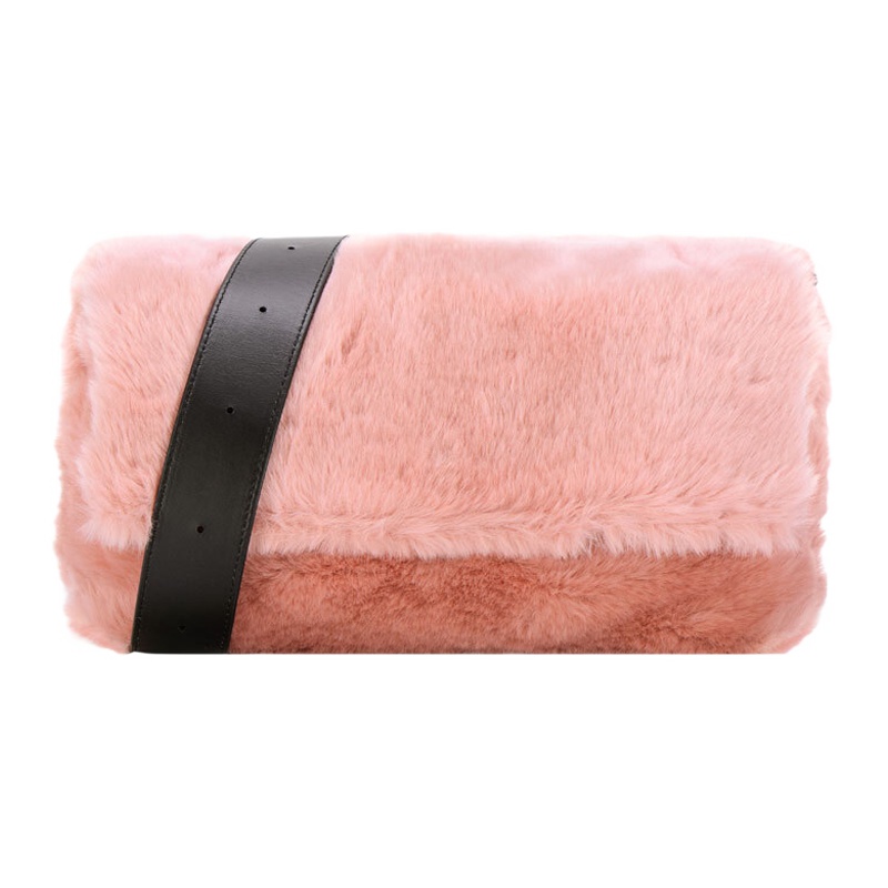 FURLA芙拉 CAOS系列中号毛皮斜挎包902950