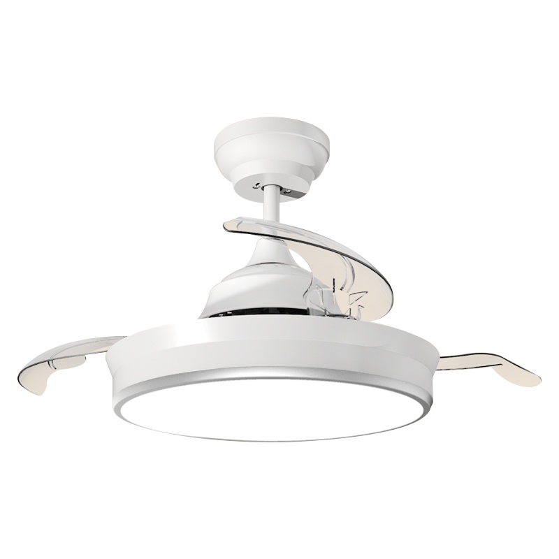 奥普隐形扇风扇吊灯客厅餐厅卧室家用简约现代电扇灯具风扇灯清风