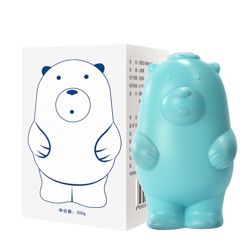 规格[ 200g 5个装]小熊蓝泡泡洁厕灵马桶清洁剂洁厕宝除臭去异味家用清香型