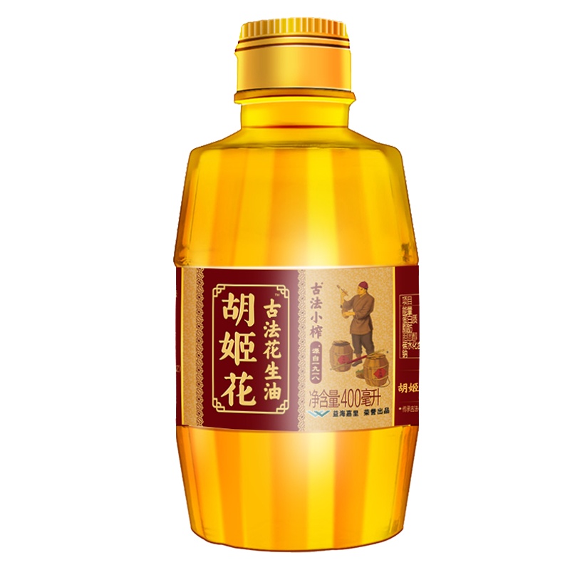 胡姬花 古法小榨花生油400ml