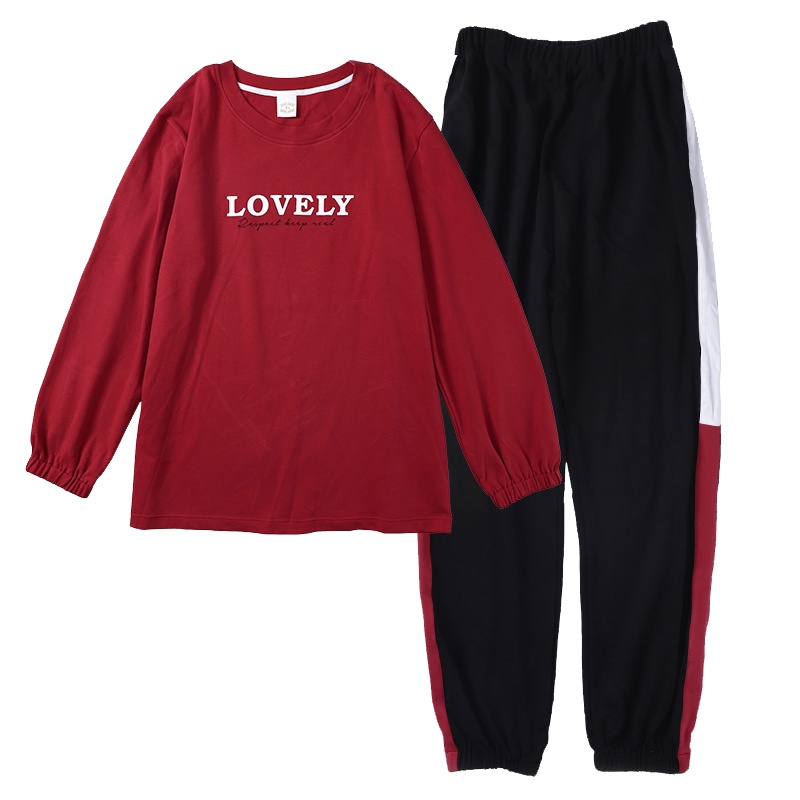 南极人居家结婚睡衣新婚情侣新娘大红色套装男女棉本命年四季款家居服T2013