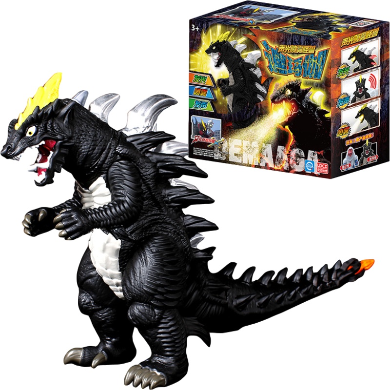 灵动创想奥特曼声光喷雾怪兽哥尔赞豪华版格尔吉欧波恩男孩女孩玩具迪玛伽ATM1702