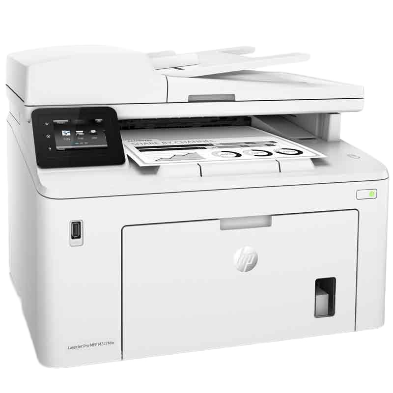 惠普(HP)M227fdw A4无线黑白激光一体机QQ无线物联(打印、复印、扫描、传真、自动双面打印)