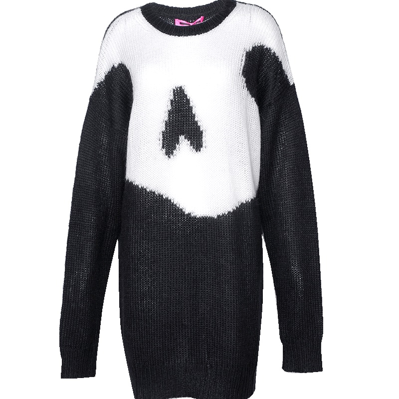 MCQ ALEXANDER MCQUEEN设计师品牌女装 女针织衫 长袖毛衣连衣裙