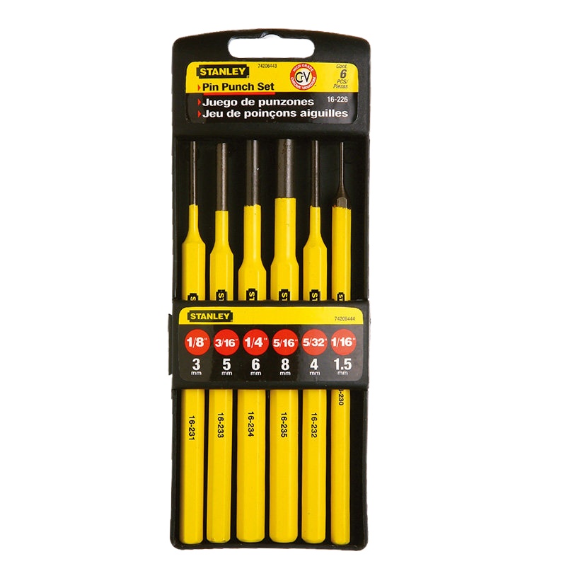 史丹利STANLEY 6件套圆柱冲 16-226-23