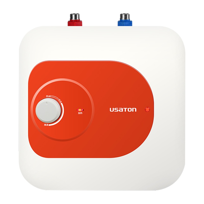 USATON/阿诗丹顿 家用储水式电热水器1500W一级能效节能省电KX60-6J15S 储水式小厨宝6升 上出水