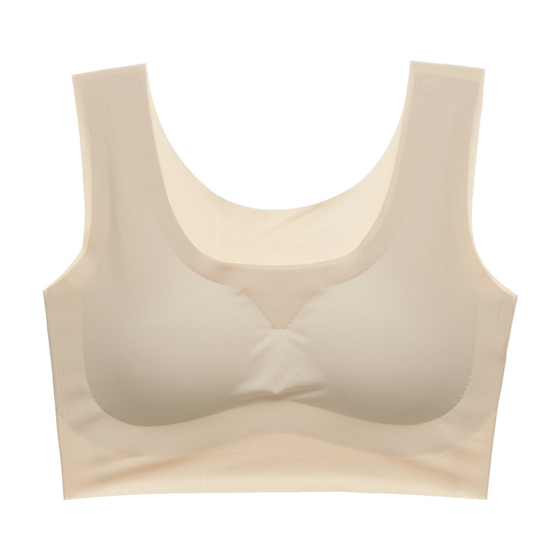 都市丽人【轻薄无痕 睡眠运动】舒适背心女士内衣无钢圈聚拢文胸1V9400