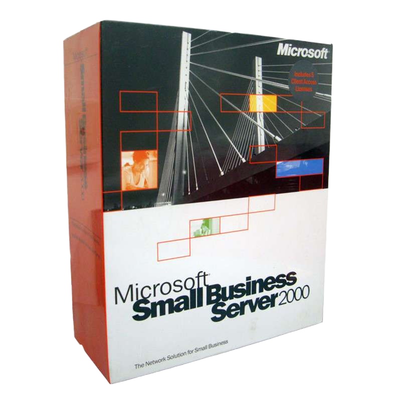 微软 Small Business server 2000 英文版 5用户 (小企业网络解决方案)