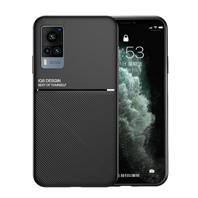 安美宝 vivox60pro手机壳vivox60摩纹壳5g版全包边防摔x60pro+软硅胶保护套超薄简约磁吸磨砂