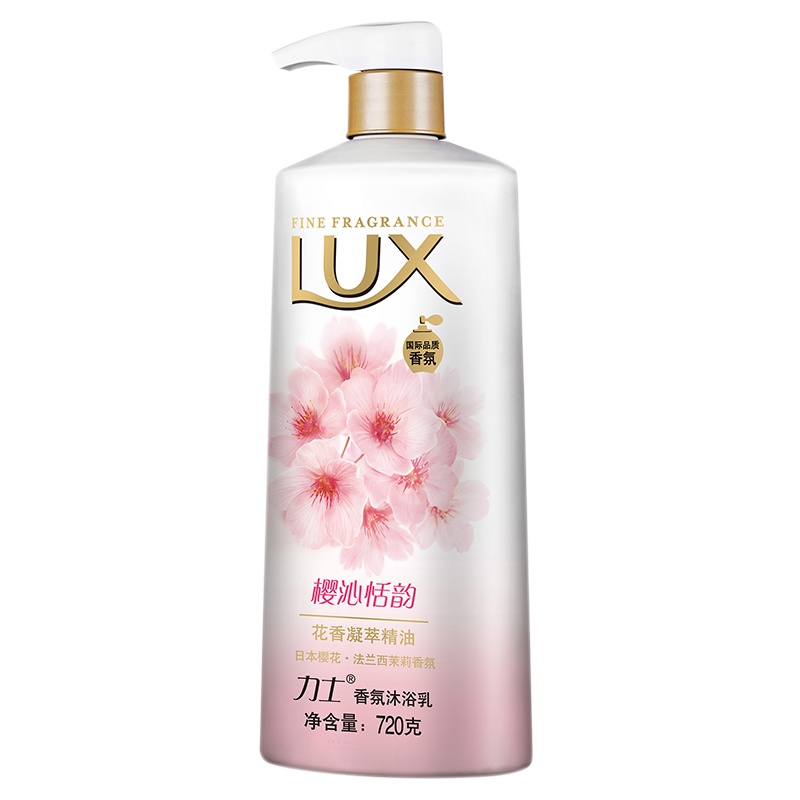 力士 香氛沐浴乳樱花柔润 720G(单位:瓶)