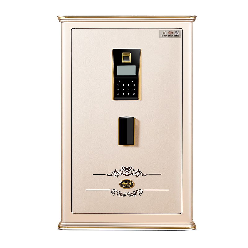 杰宝大王(Jiebao.King)D80S指纹保险箱3C认证 高815mm办公家用防盗合同资料保险柜 安全柜