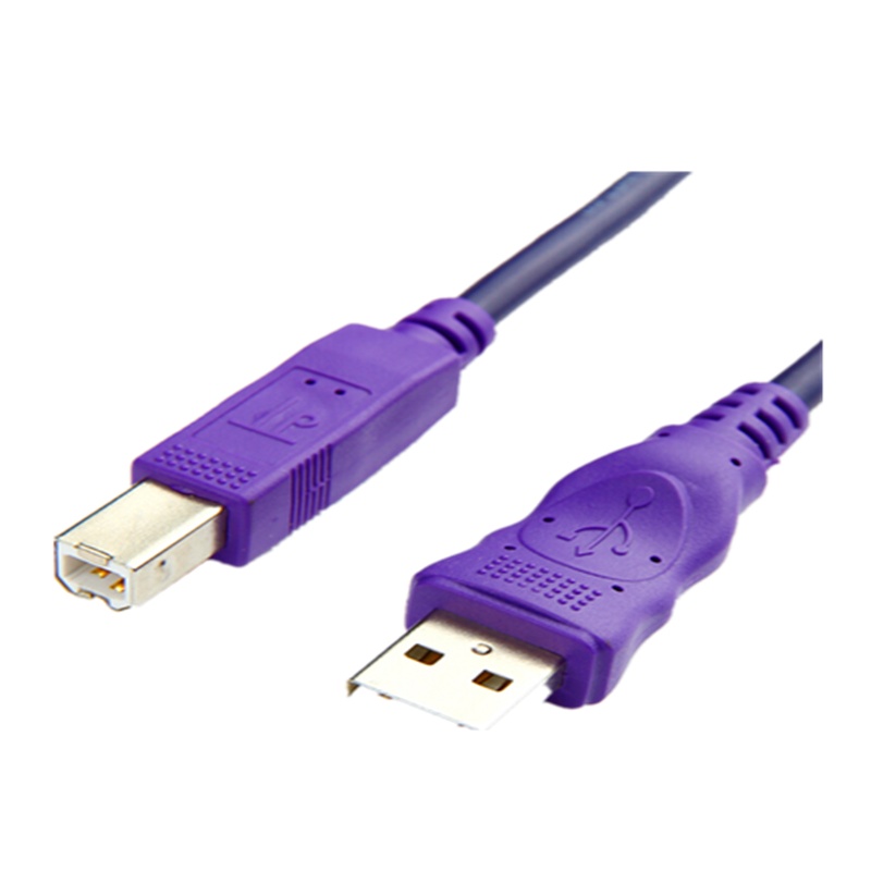 USB2.0高速打印机线 AM/BM数据线方口电源连接线支持惠普佳能打印机 3米