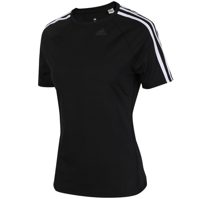【自营】adidas阿迪达斯女子短袖T恤夏季款运动服BK2682 L BK2682黑色