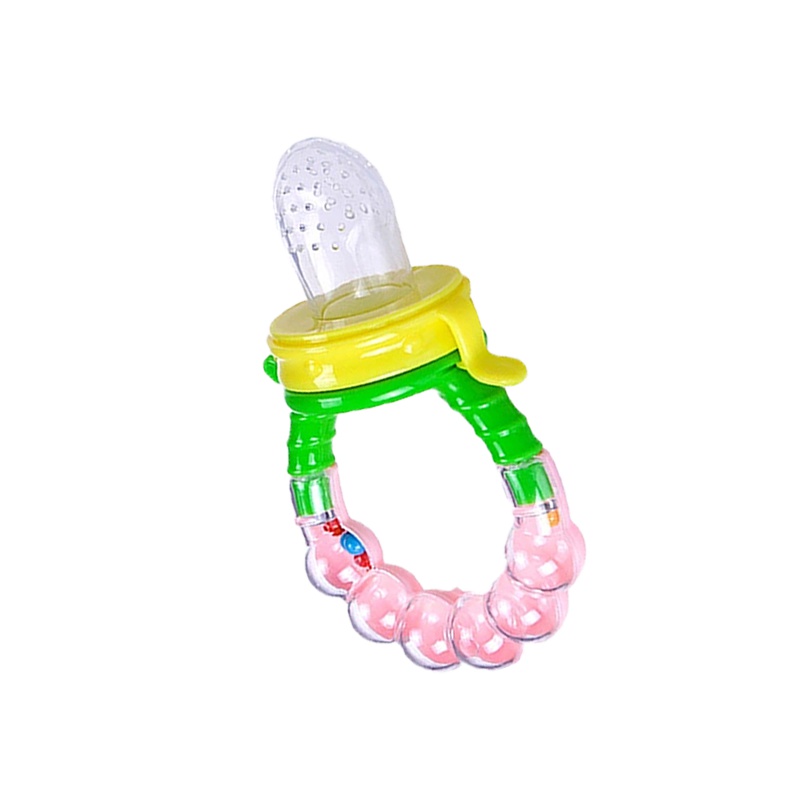 盟宝硅胶果蔬咬咬乐 食物咬咬袋 宝宝营养水果辅食训练器磨牙棒牙胶