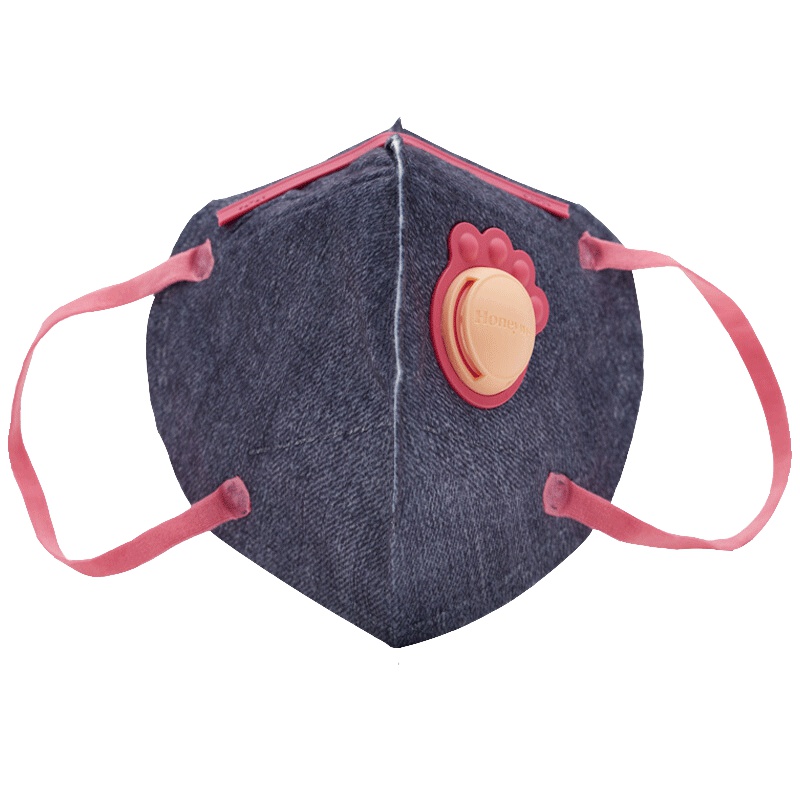 霍尼韦尔(Honeywell)口罩 靓呼吸萌宠版女孩 KN95防护级别 防尘防雾折叠式 10只/两色