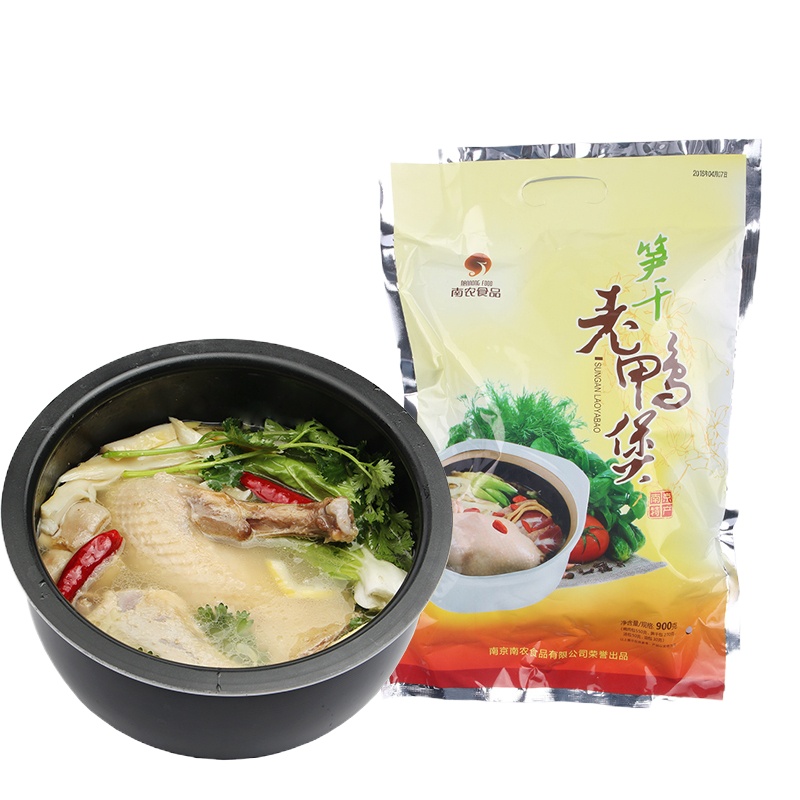 南农食品 南京特产笋干老鸭煲熟食 老鸭汤聚餐方便菜煲汤火锅清汤底料