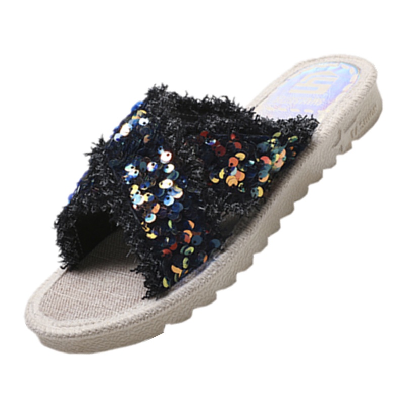 【威娜伊莎】网红凉拖鞋女夏季外穿2019新款时尚百搭平底防滑一字拖鞋ins潮