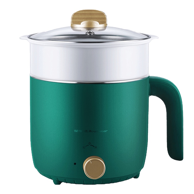 荣事达(Royalstar)电煮锅DZG1529C多功能电热锅支持煮面泡面学生宿舍家用迷你小火锅电热杯1.5升容量