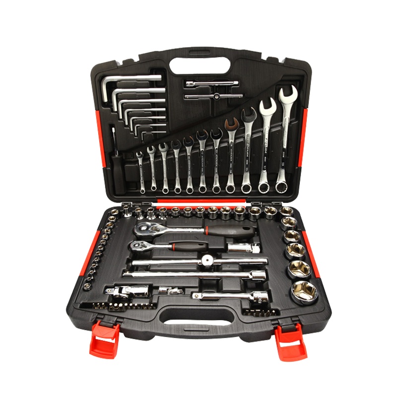 力易得(ENDURA) 78件套汽修综合组套 维修组套 手动工具组套 五金工具箱 货号E1319