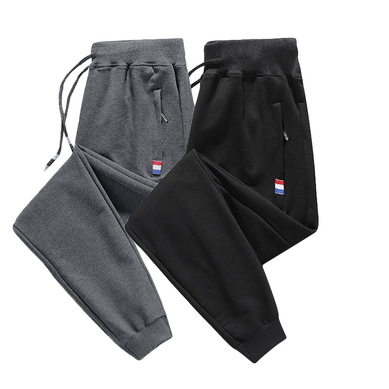 赛丹狐运动裤男长裤春纯棉休闲裤宽松束脚卫裤薄款跑步裤XYMM702S