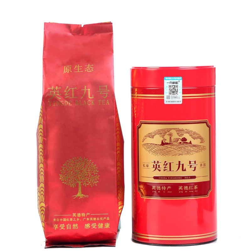 一分耕耘清明红茶 口滑回甘 浓香原味新茶 英红九号1959 英德红茶茶叶散装礼盒罐装正品150g/罐