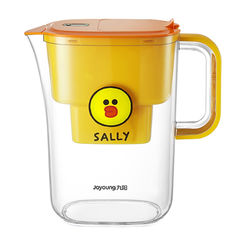 九阳(Joyoung )LINE联名款3.5L大容量净水壶厨房家用自来水过滤壶便携式净水杯四级过滤智能换芯提醒一壶七芯装