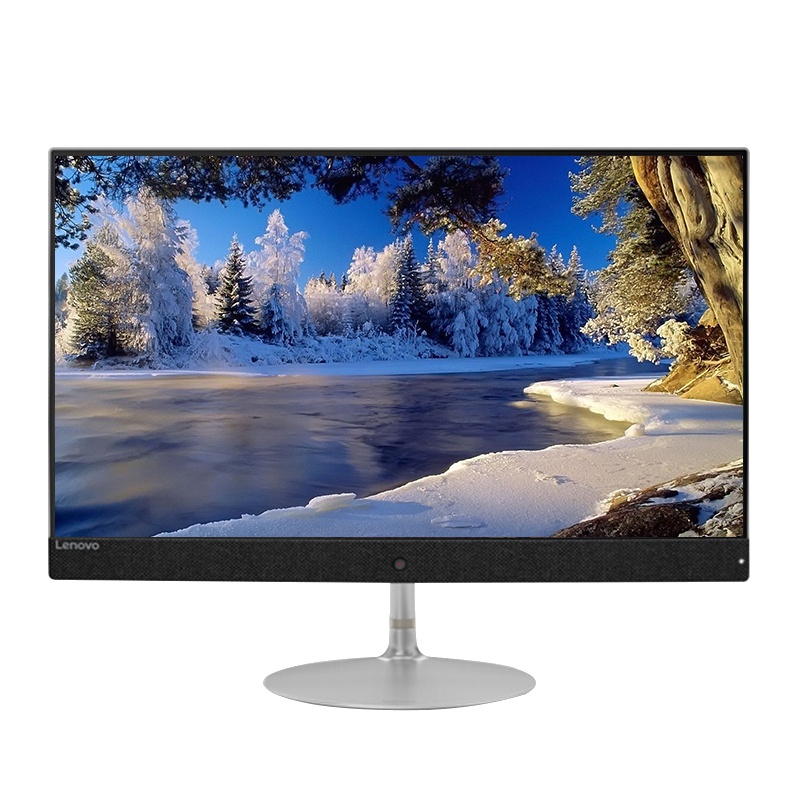 联想(Lenovo)AIO730S 23.8英寸酷睿固态硬盘商务大屏一体机电脑(I3-7020U 8GB 256GB固态 银色)