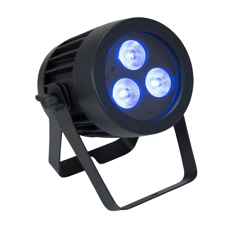 迪杰帝克DJTEC VCW5400聚光灯 3颗 4合1 RGBW DMX 染色灯IP65