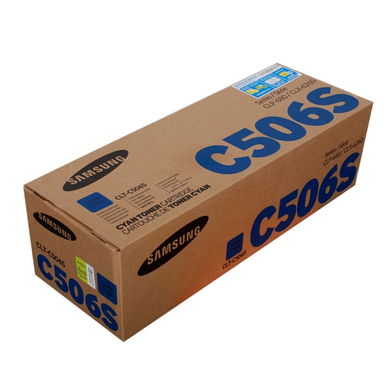 三星(SAMSUNG) 激光打印机硒鼓蓝色 CLT-C506S套装 双支装打印页数1500