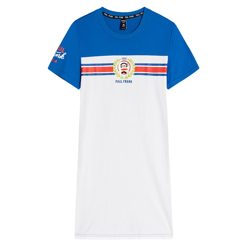 Paul Frank/大嘴猴2019夏季新款T恤女纯棉宽松港风短袖卡通印花潮