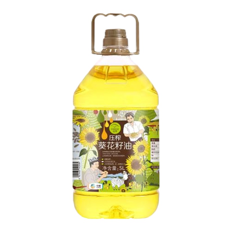 中粮初萃压榨葵花籽油5L 单位:桶